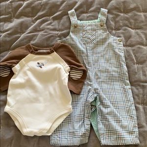 Janie and Jack top & overall